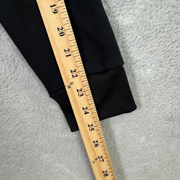 Fred Perry Mens Small Colorblock Hoodie Sweatshirt Black Grey Gold Trim Casual - Picture 5 of 7